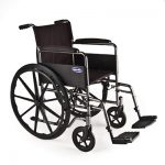Wheelchair-with-footrests