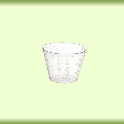 Disposable Plastic Graduated Medicine Cups