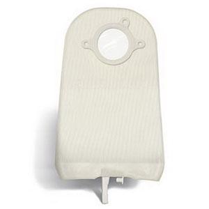 Two-Piece Urostomy Pouch with One Sided Comfort Panel and Fold-up Tap