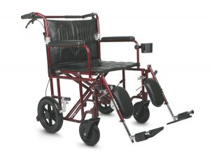 Bariatric Transport Chair,Red
