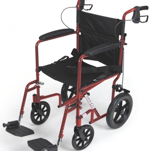 Aluminum Transport Chair with 12" Wheels