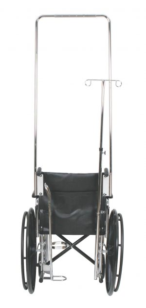 Wheelchair IV Pole Attachments