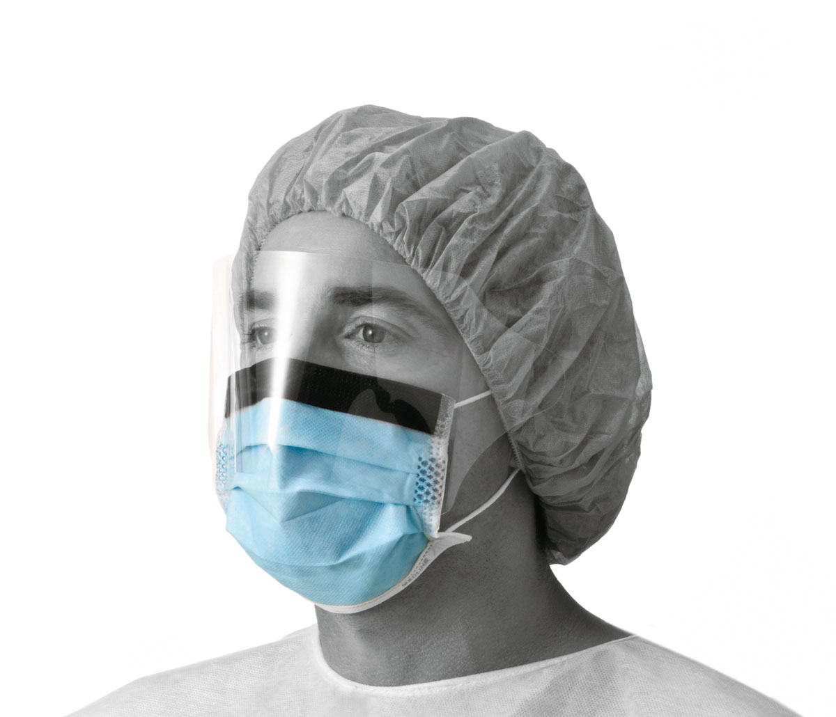 Download Basic Procedure Face Masks with Shield,Blue - Careway ...